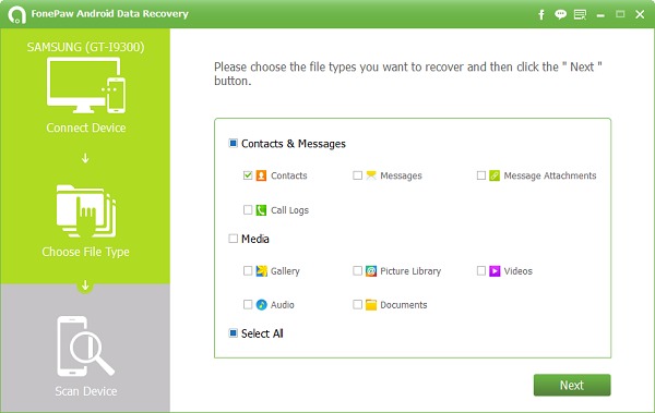 Merestore Kontak yang Hilang Atau Terhapus Dengan Menggunakan Android Data Recovery 3