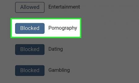 Cara Blokir Konten Porno di Android 7