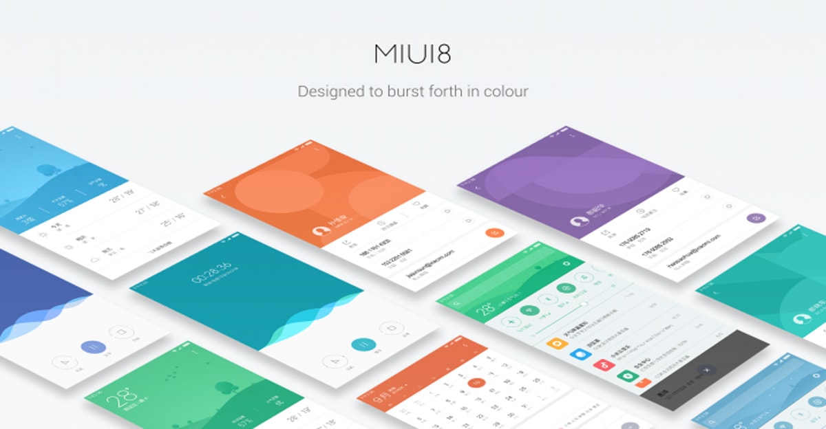 Fitur Utama Tampilan Design UI colors MIUI 8