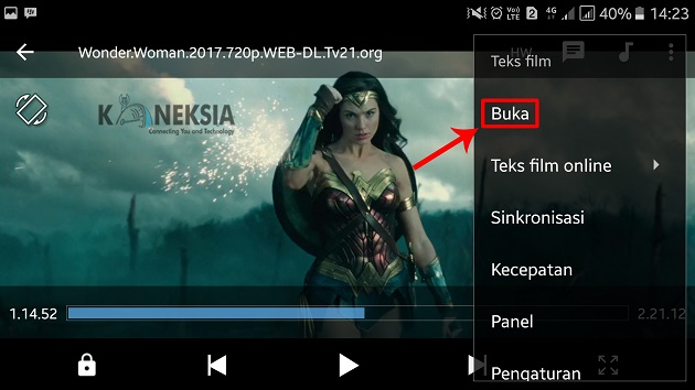 Cara Menampilkan Subtitle Film di HP Android 4
